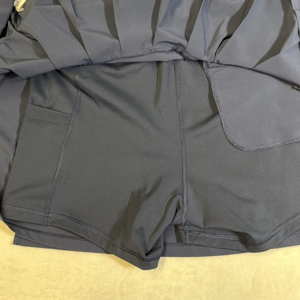 Puma Women's Resort Wrap Golf Skirt- Navy Blue- Medium - Image 12