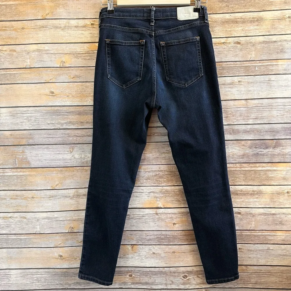 Everlane Dark Wash High Rise Skinny Ankle Jeans Size 26 - Image 3