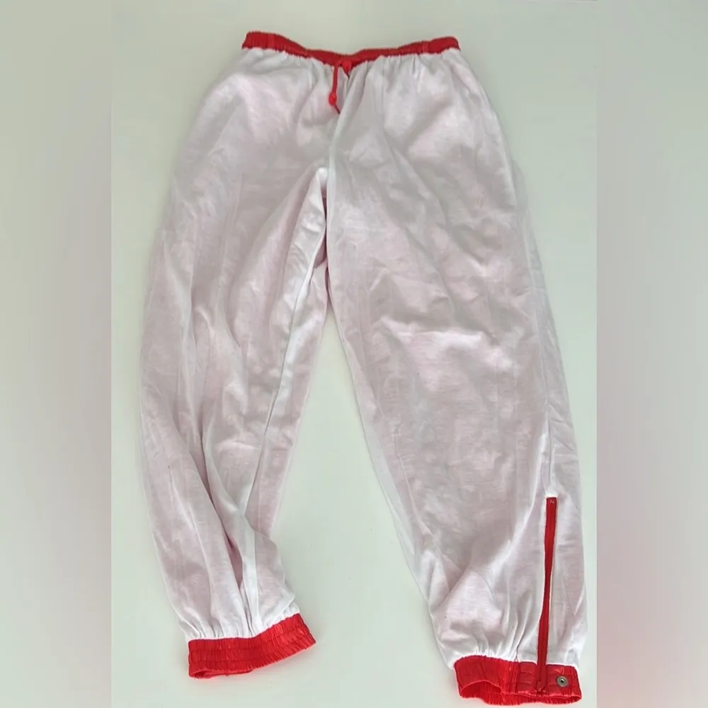 Ellesse Vintage Red Track Pants Size 8 - Image 9