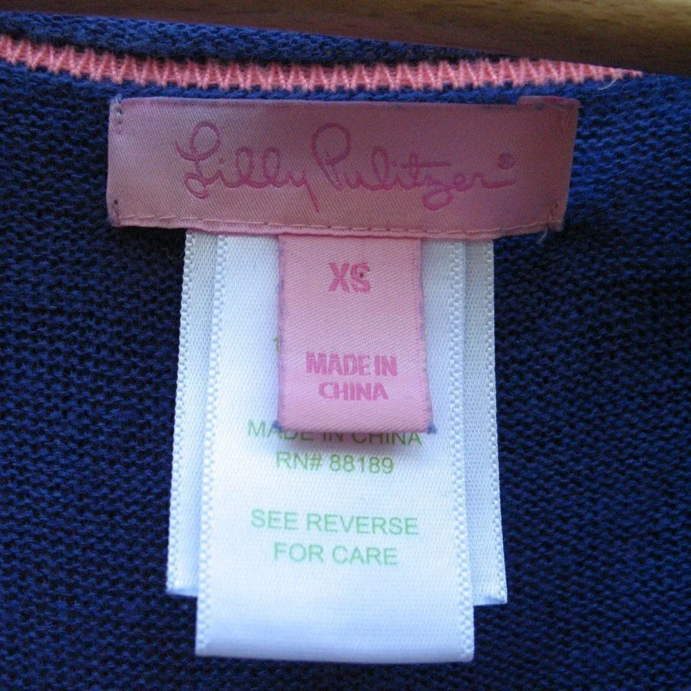 Lilly Pulitzer Blue Linen Sweater - Image 8