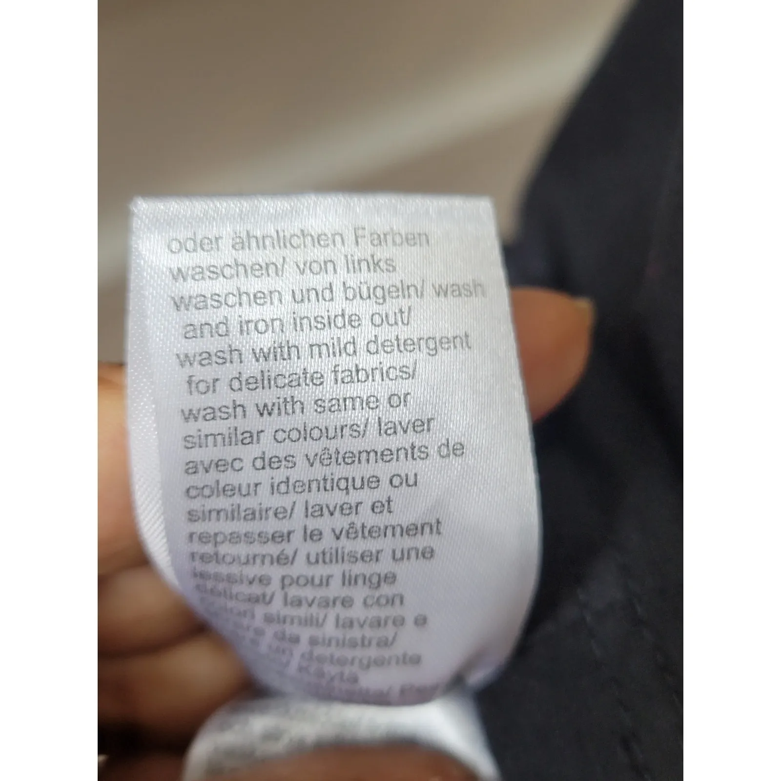 Venus Shirt Dress Women's Size Medium Black Cotton Sleeveless Graphic Print - Image 10