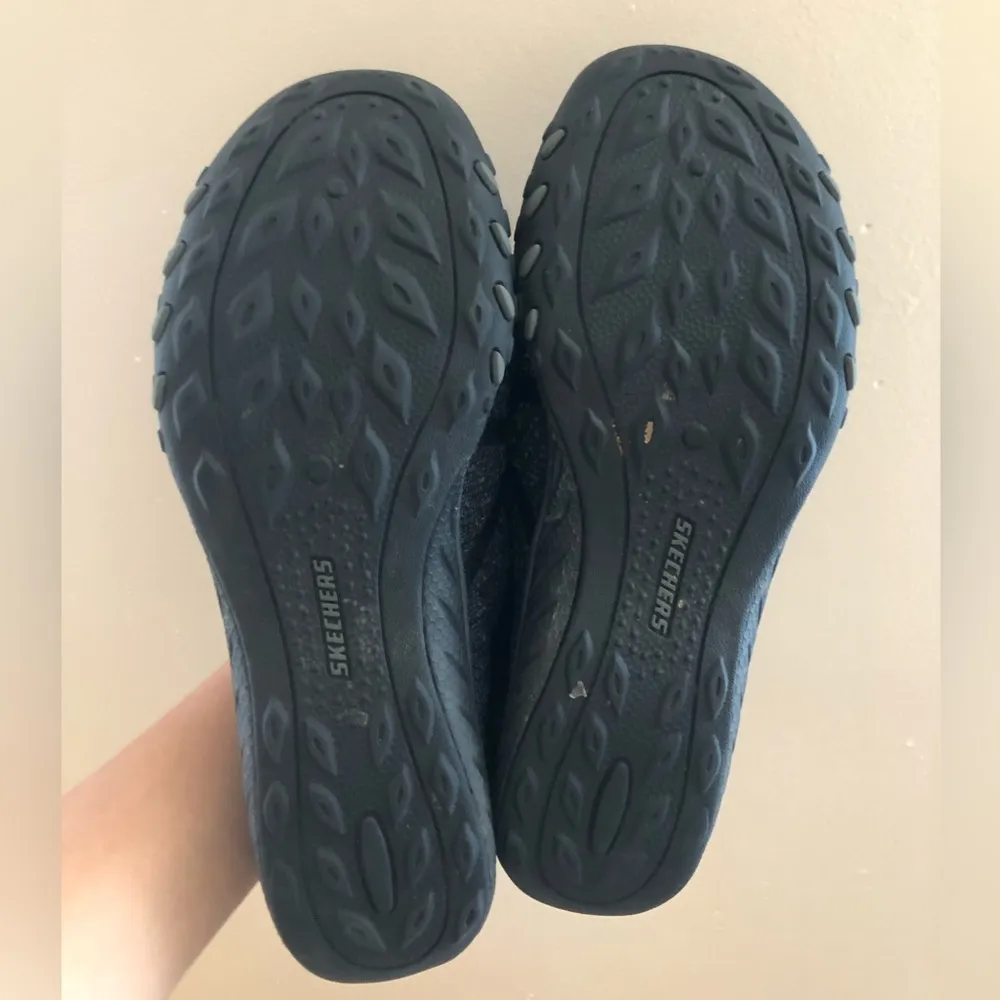 Skechers Black Comfy Strolling Slip On Memory Foam Womens Athletic Walking Sz 7 - Image 9