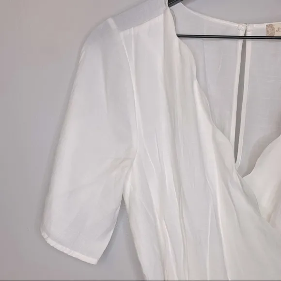 Altar’d State White Short‎ Wrap Top Romper Size M - Image 9