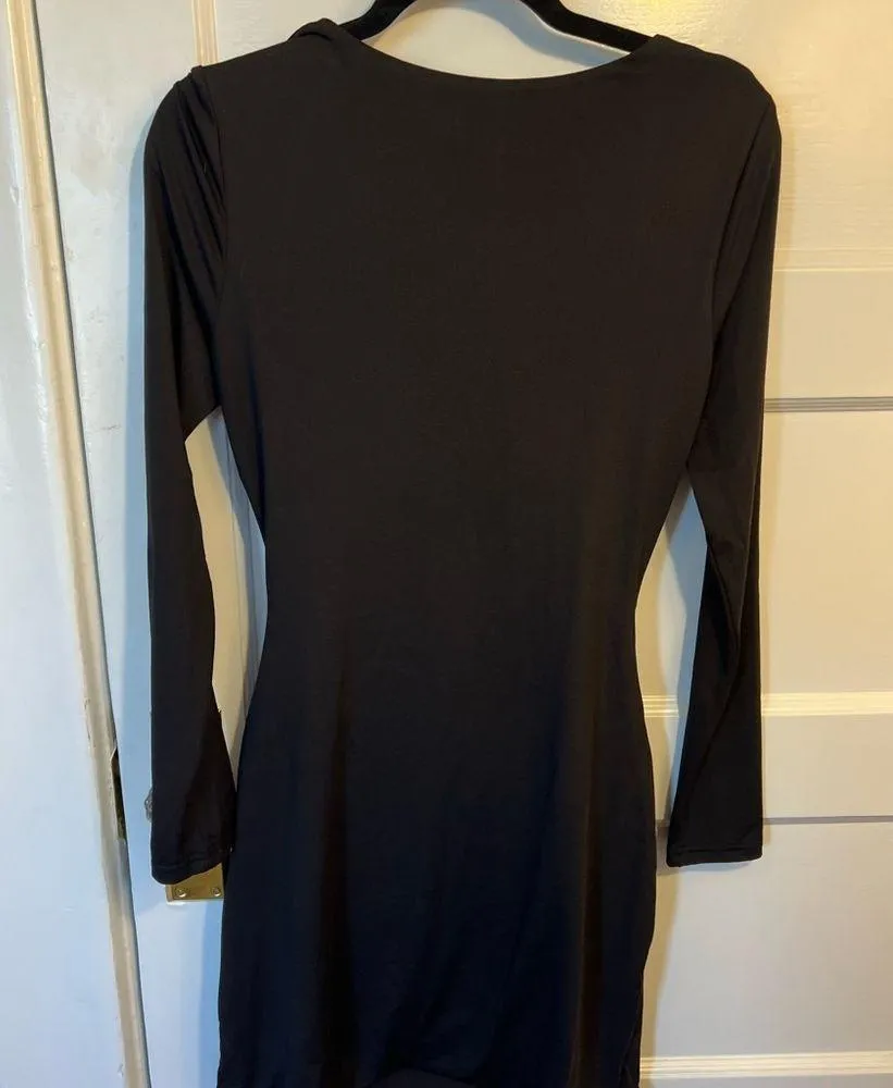 Black long sleeve mini dress - Image 6