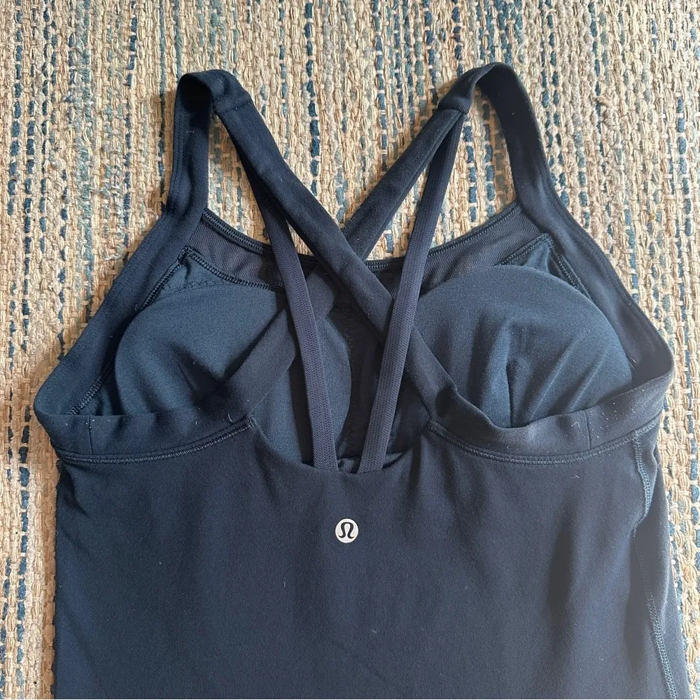 Rally Your Heart Tank Top in Nocturnal Teal Dark Navy Size 6 - Image 7