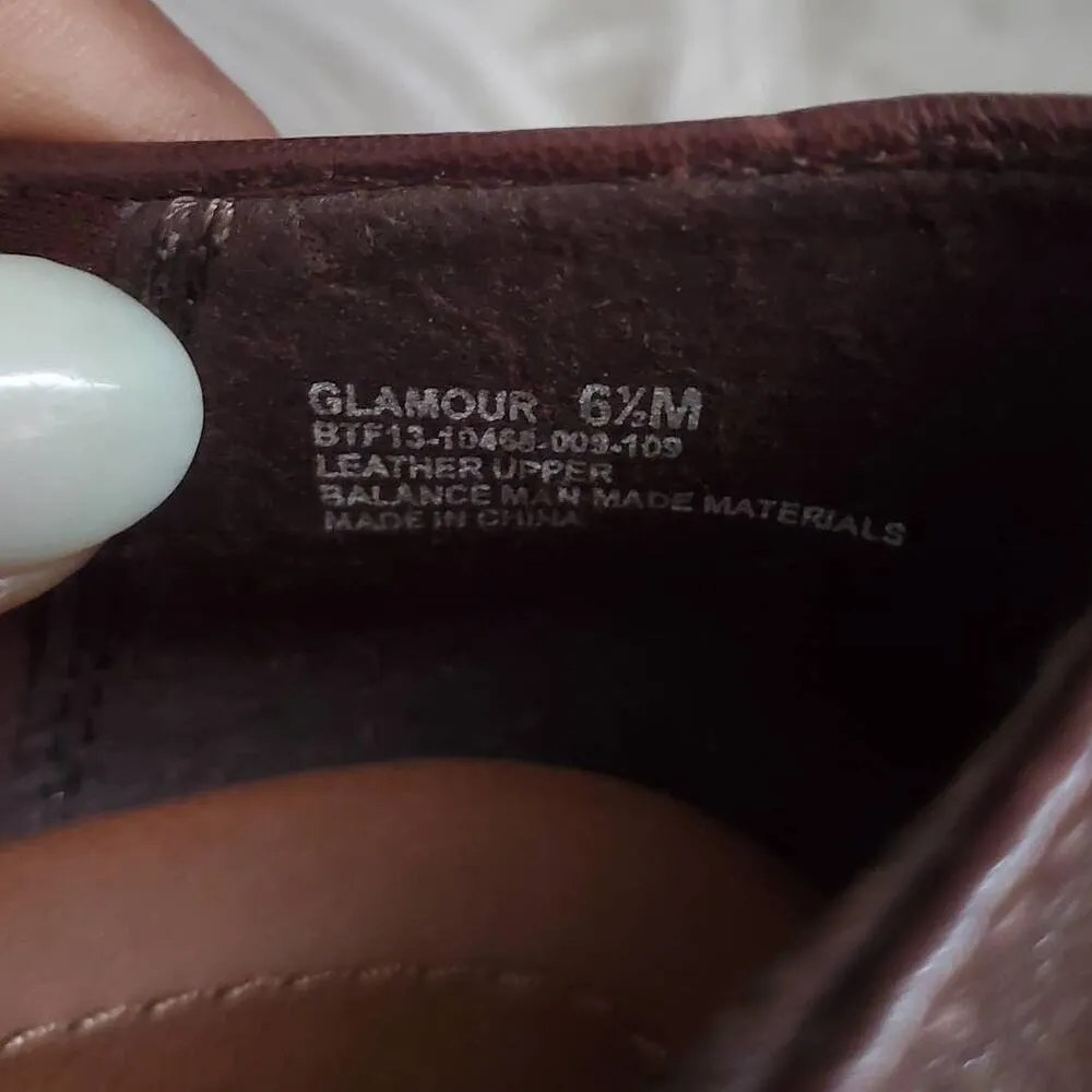 Bare Traps Glamour Brown Soft Leather Slip On Shoe Boots 6.5 - Image 10