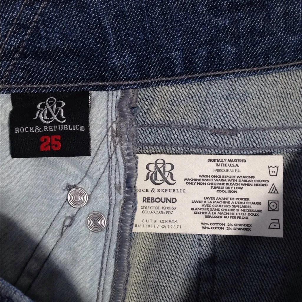 FINAL MARKDOWN Ladies' Rock & Republic Rebound Cropped Jeans 25 - Image 6