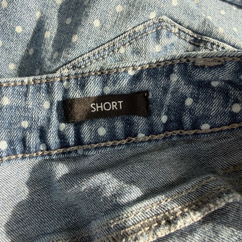 Max Jeans Polka Dot Short Blue Jean Shorts - Image 5