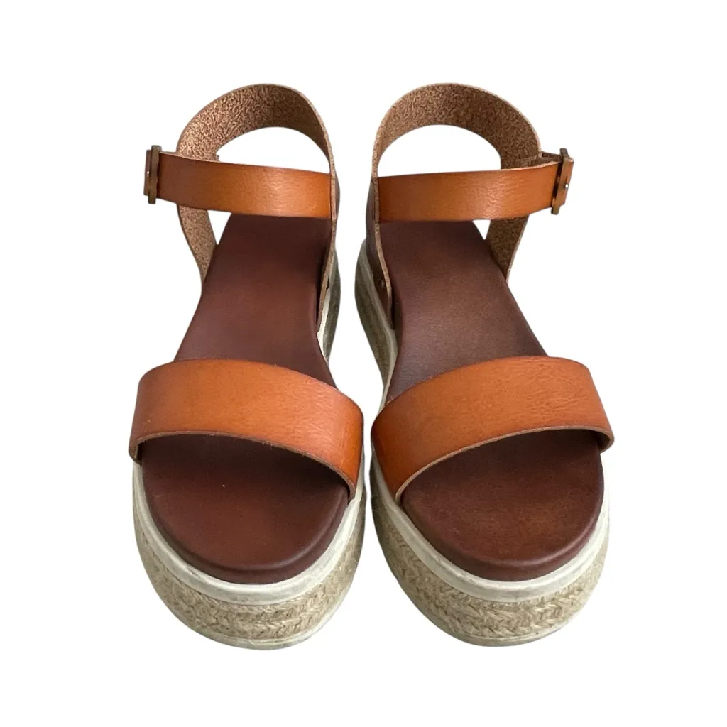 MIA Kasandra Platform Espadrille Women’s Sandals Women’s Size 7.5 Cognac - Image 3