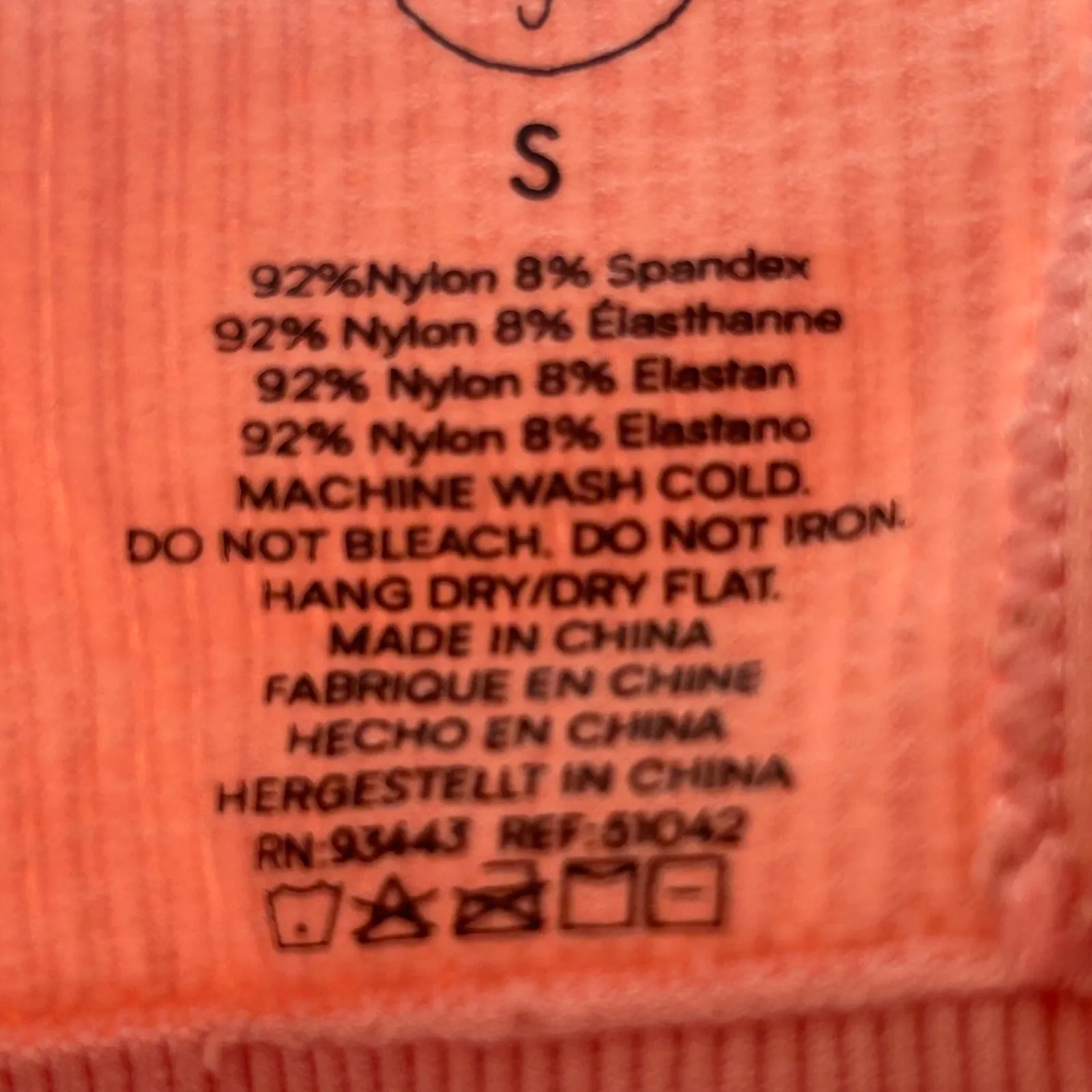 Honeydew Sport Ribbed Racerback Crop Tank Top Women's Size S Pink - Image 3