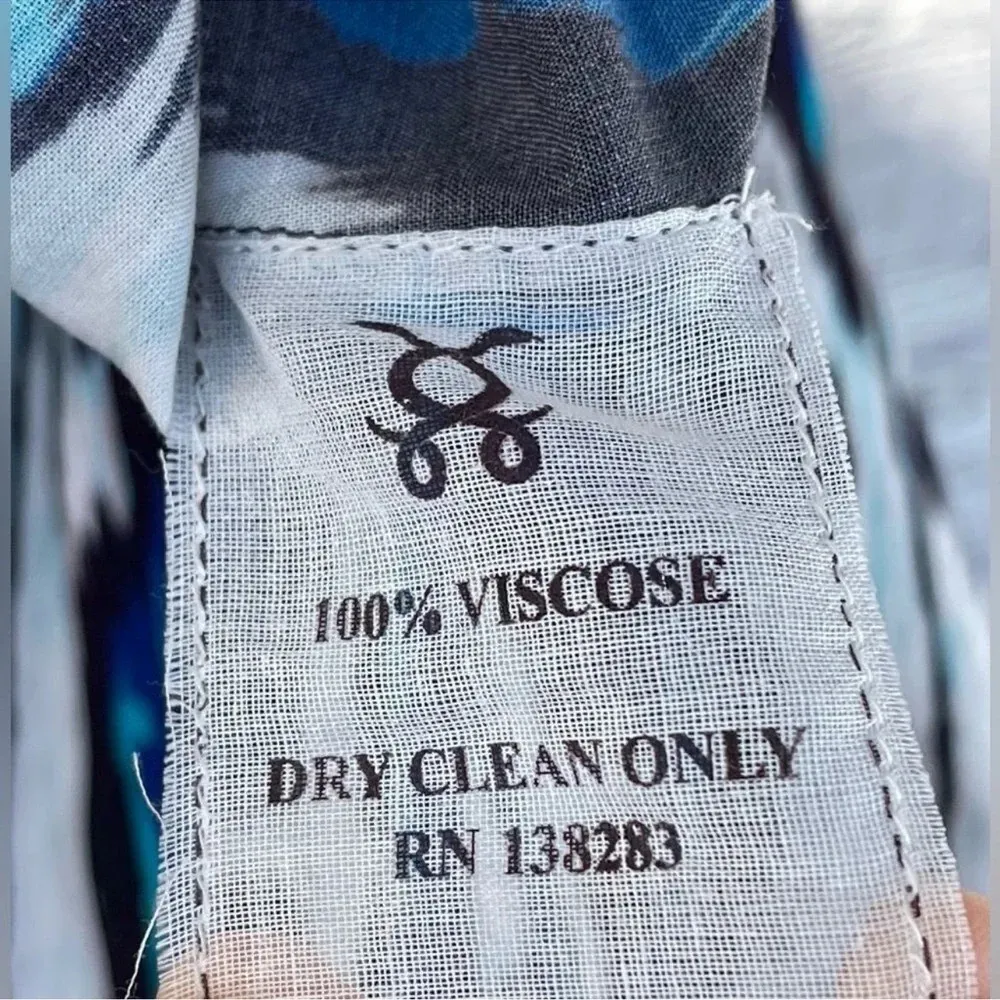 FIGUE ANAIS MINI DRESS SMALL Blue - Image 16