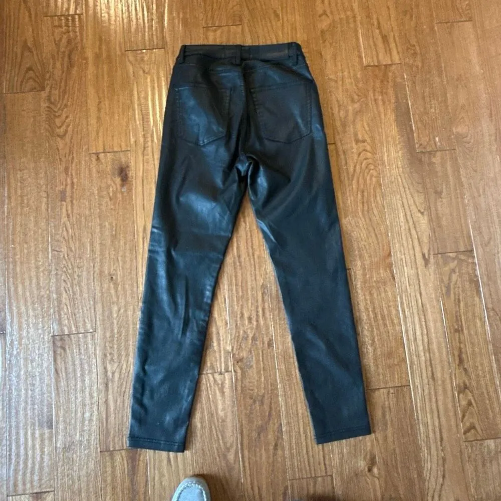 The Kooples jeans Frankie high rise coated leather look skinny jeans 27 - Image 12