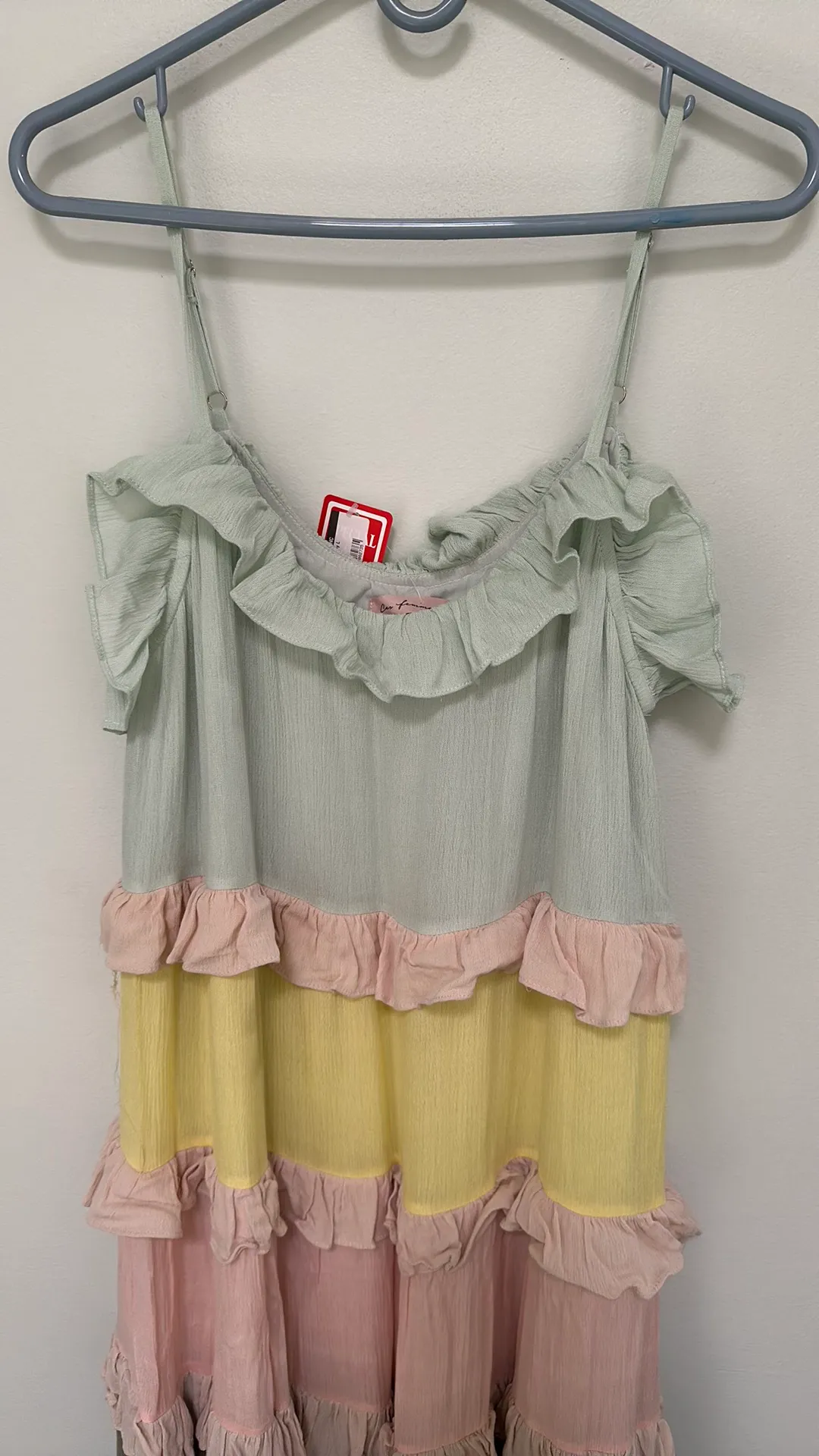 Multicolor Tiered Maxi
Dress Size L NWT - Image 8