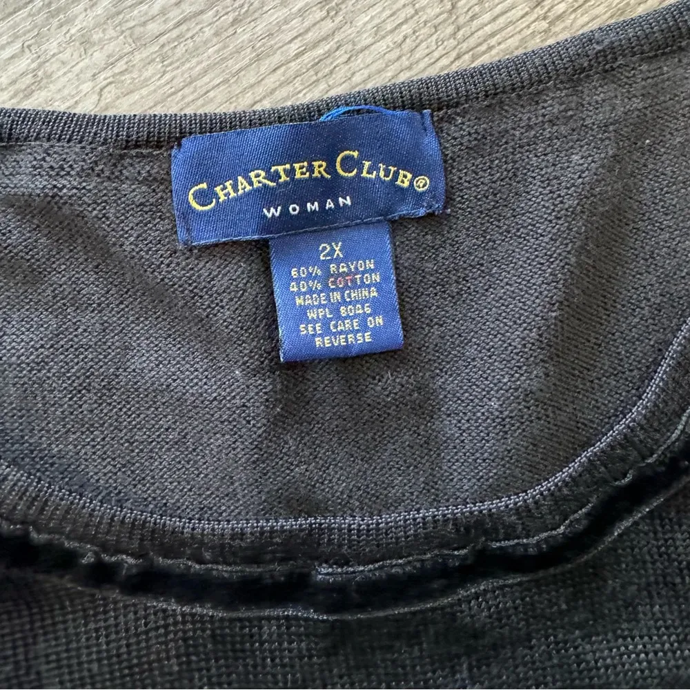 Charter Club  plain top 🖤 - Image 7