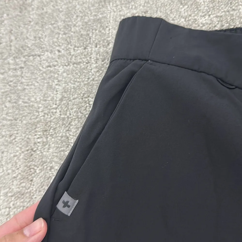 Figs FIGSPRO black Straight leg Zip Fly button waist Trouser scrubs workwear - Image 5