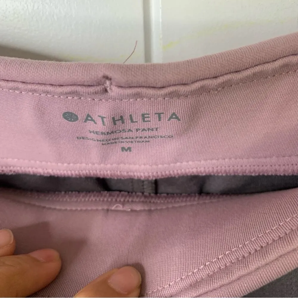 Athleta hermosa color block flare‎ legs pants size medium - Image 7