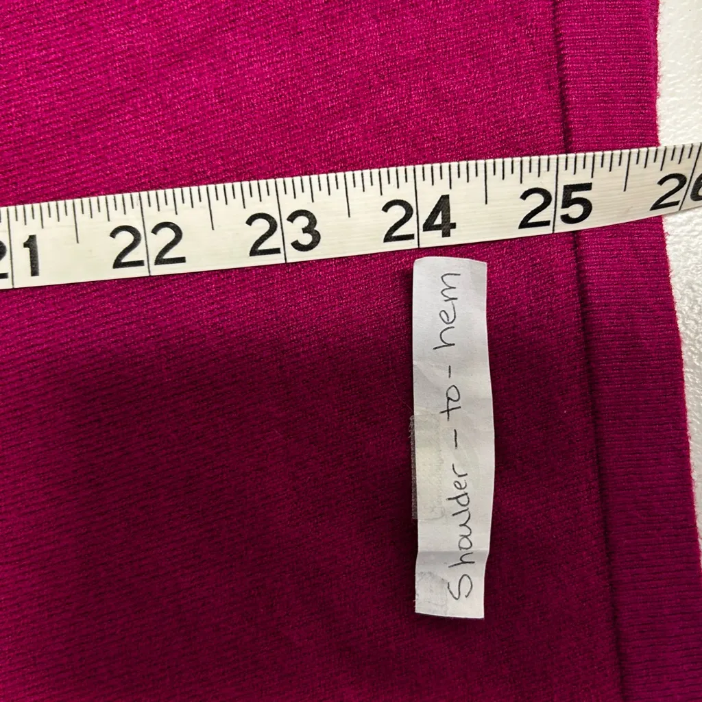 Pink Long Sleeve Rhinestone Embellished Top with Cutout Detail Size XL - Image 5