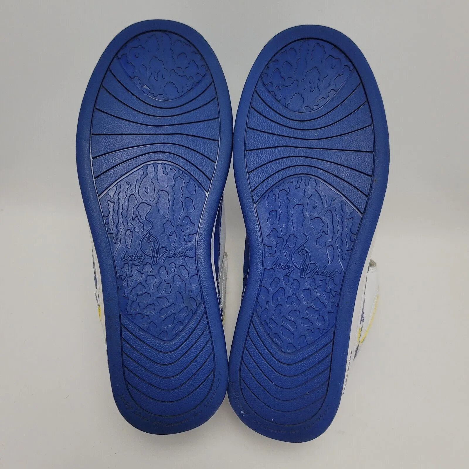 Baby Phat Y2K Women's Cat High Top Leather Sneakers Size 8 White Blue Yellow - Image 8
