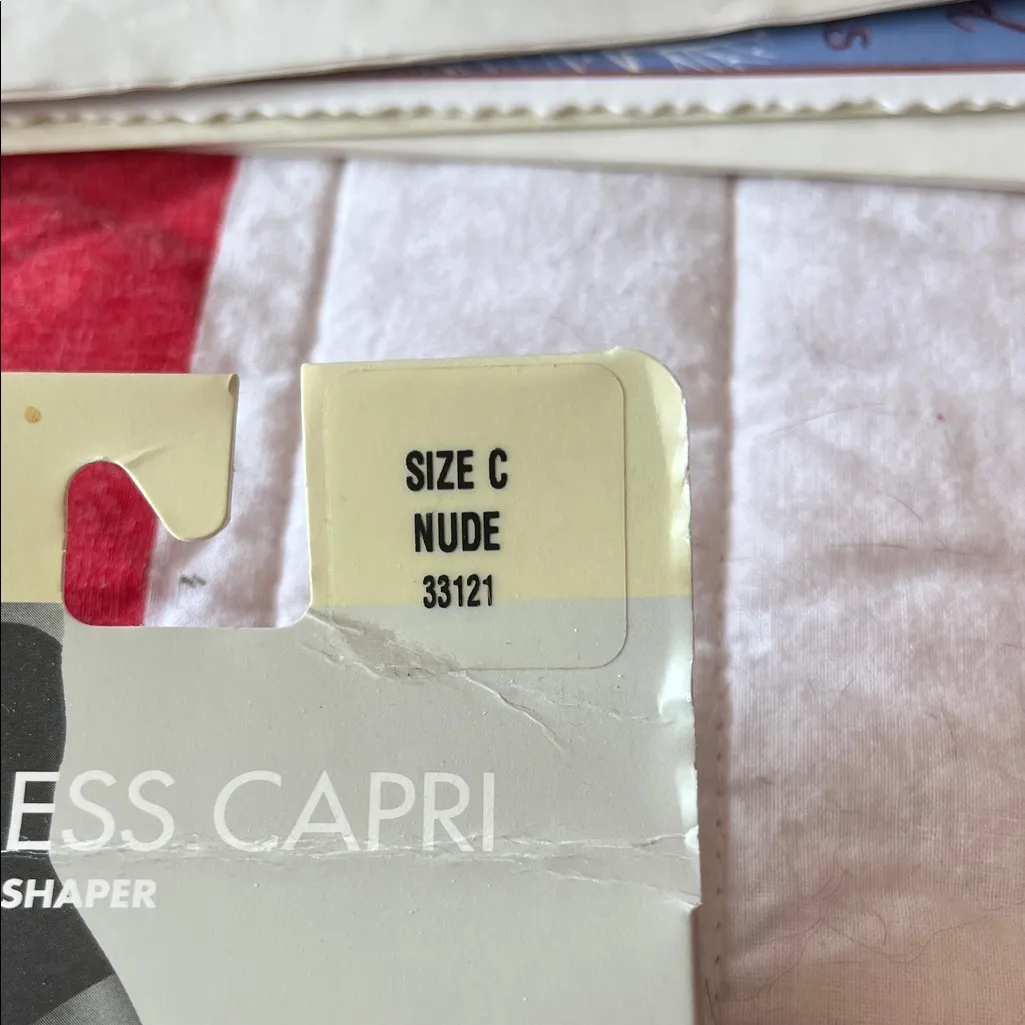 Casual Corner Nude Footless Capri Shaper Tan - Image 3