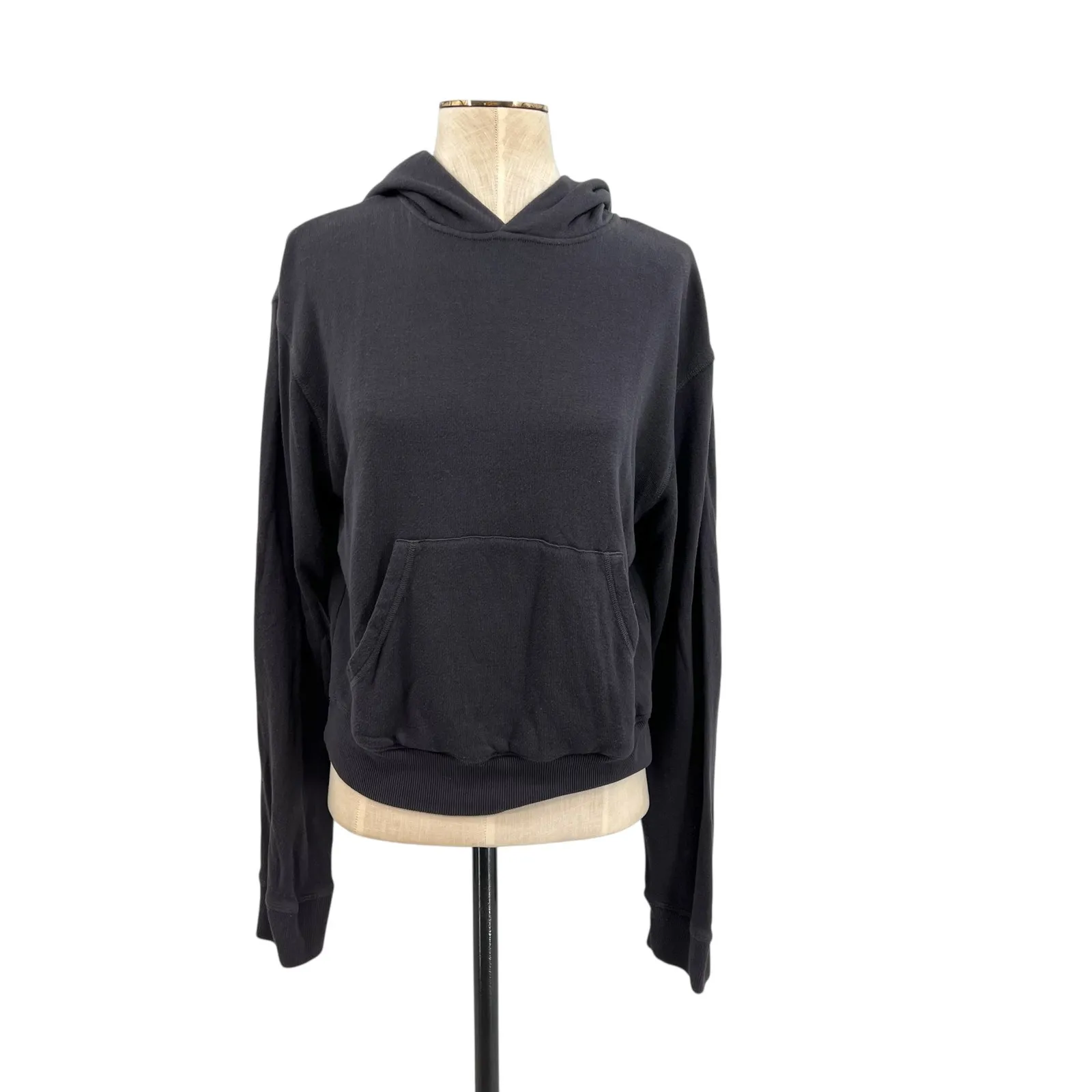 Skims French Terry Classic Hoodie Sweatshirt Ash‎ Gray Size Medium - Image 3