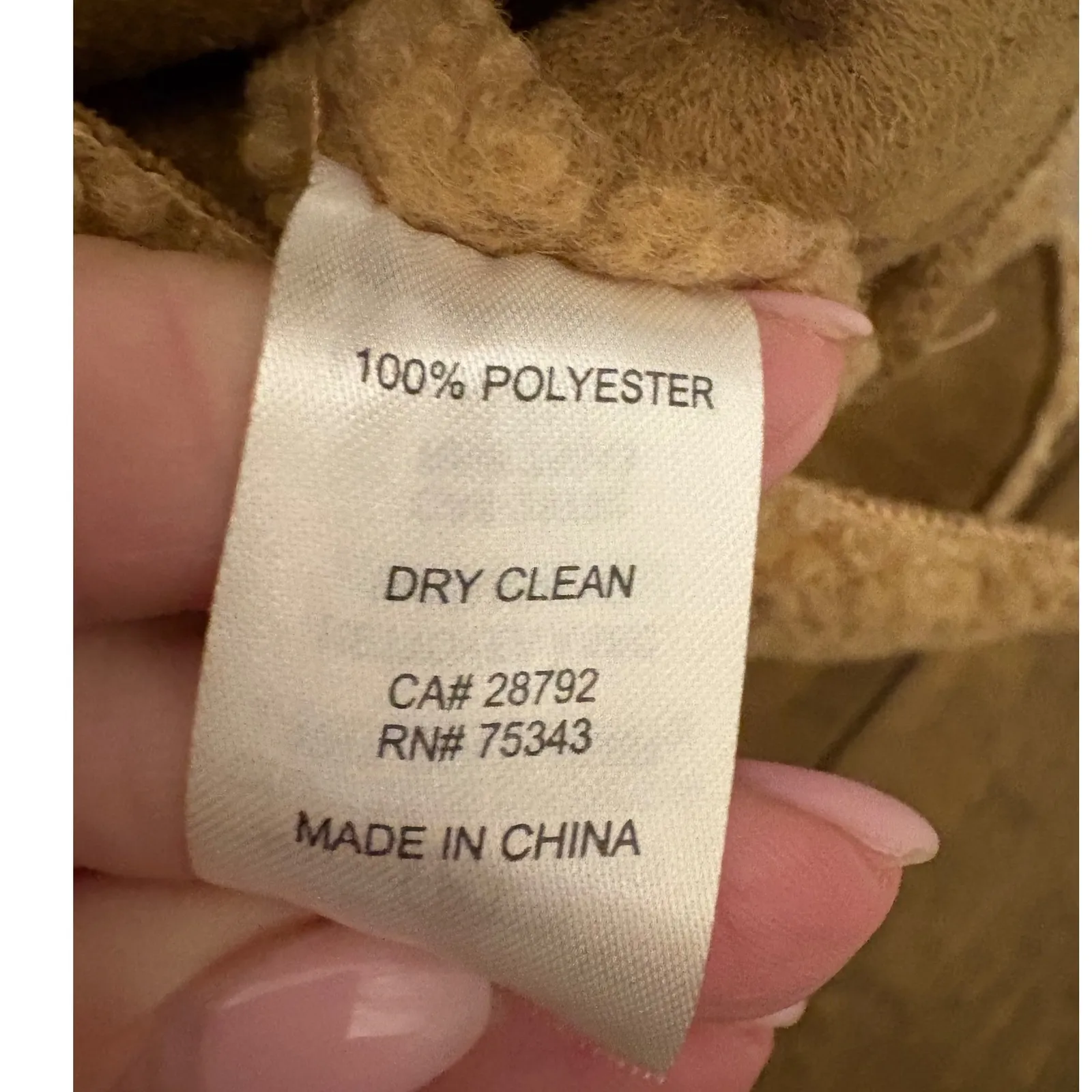 Joie Women's Teddy Sherpa Shirt Jacket Shacket Tan‎ Brown Small Casual Warm - Image 4