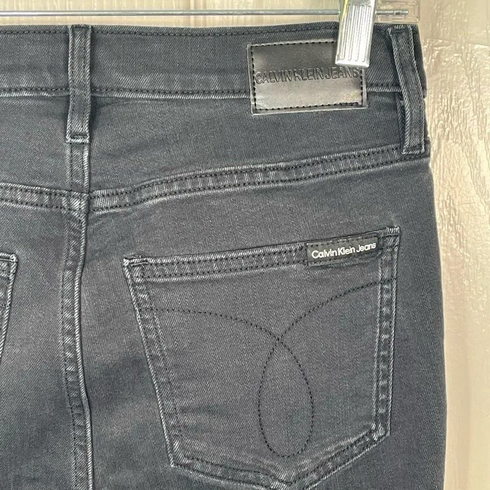 Calvin Klein Sz 28 Black High Rise Jeggings Jeans Skinny - Image 10