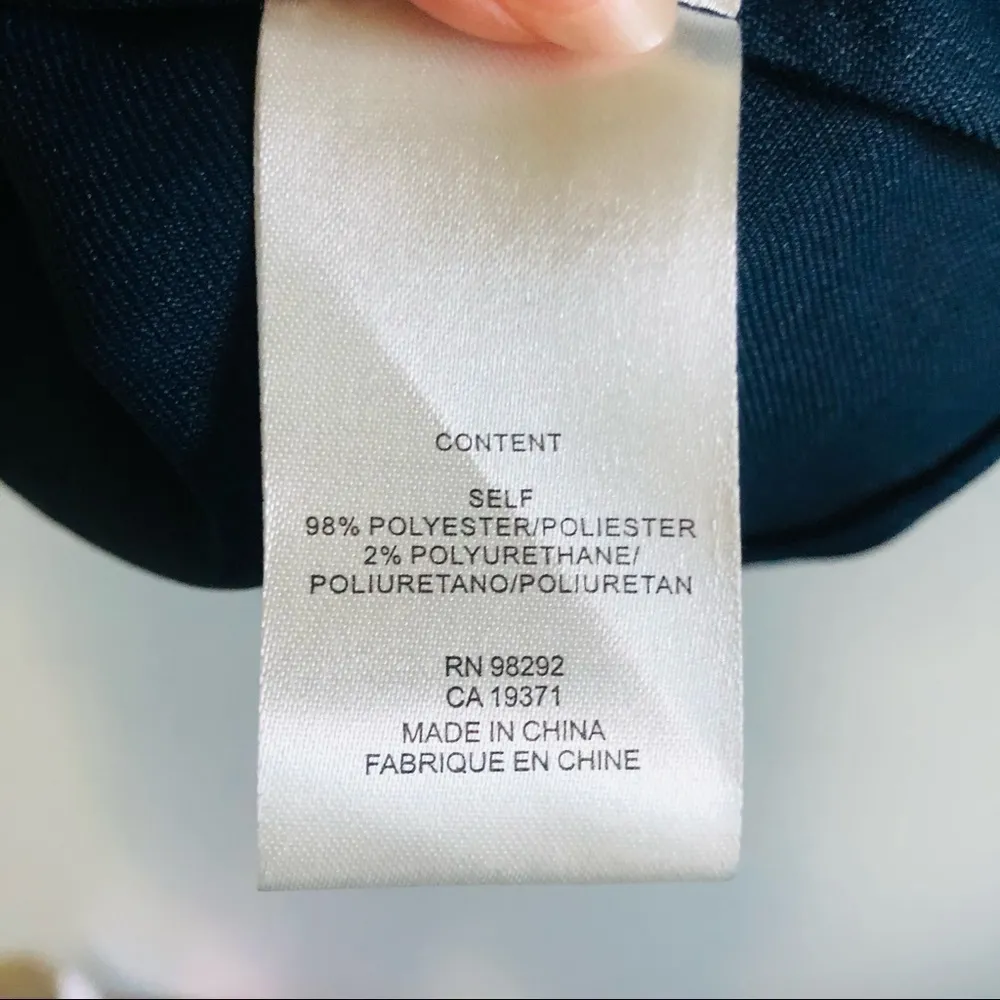 TIBI Navy Chalky Drape Wrap Top - 00 - NWT - Image 8