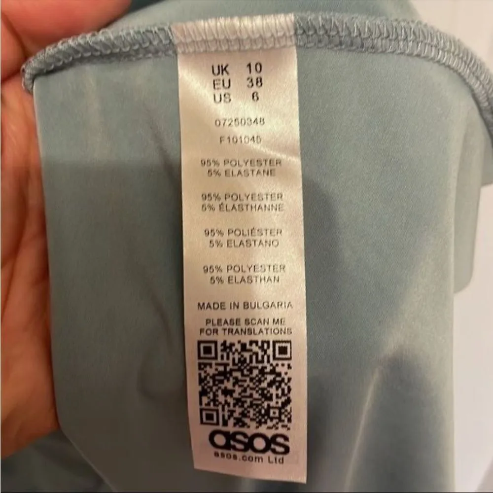 ✨ASOS DESIGN slinky midi sundress with waist ruffle - Image 4