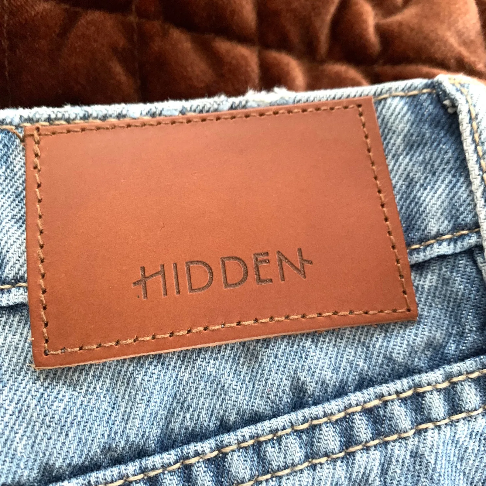 NWOT Hidden Wide Leg Jeans with Side Slits Blue Size 29 - Image 7