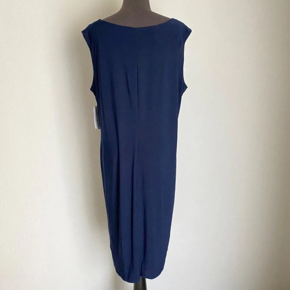 R&M Richards sz Various Metallic Jacket‎ Dress with Removable Necklace - Image 13