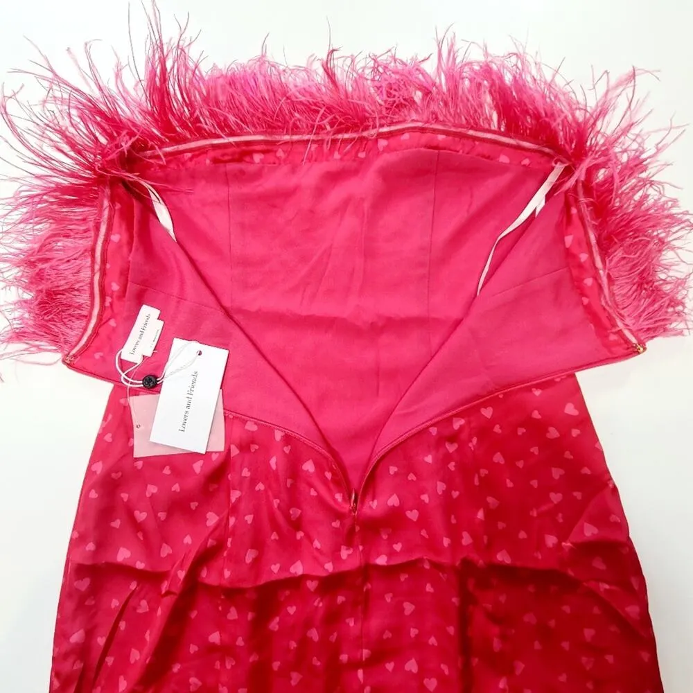 Lovers and Friends Maisey Mini Dress in Lover Heart Abstract Small - Image 7