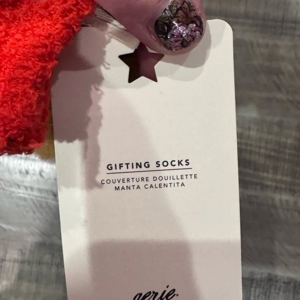 Aerie fuzzy socks - Image 2