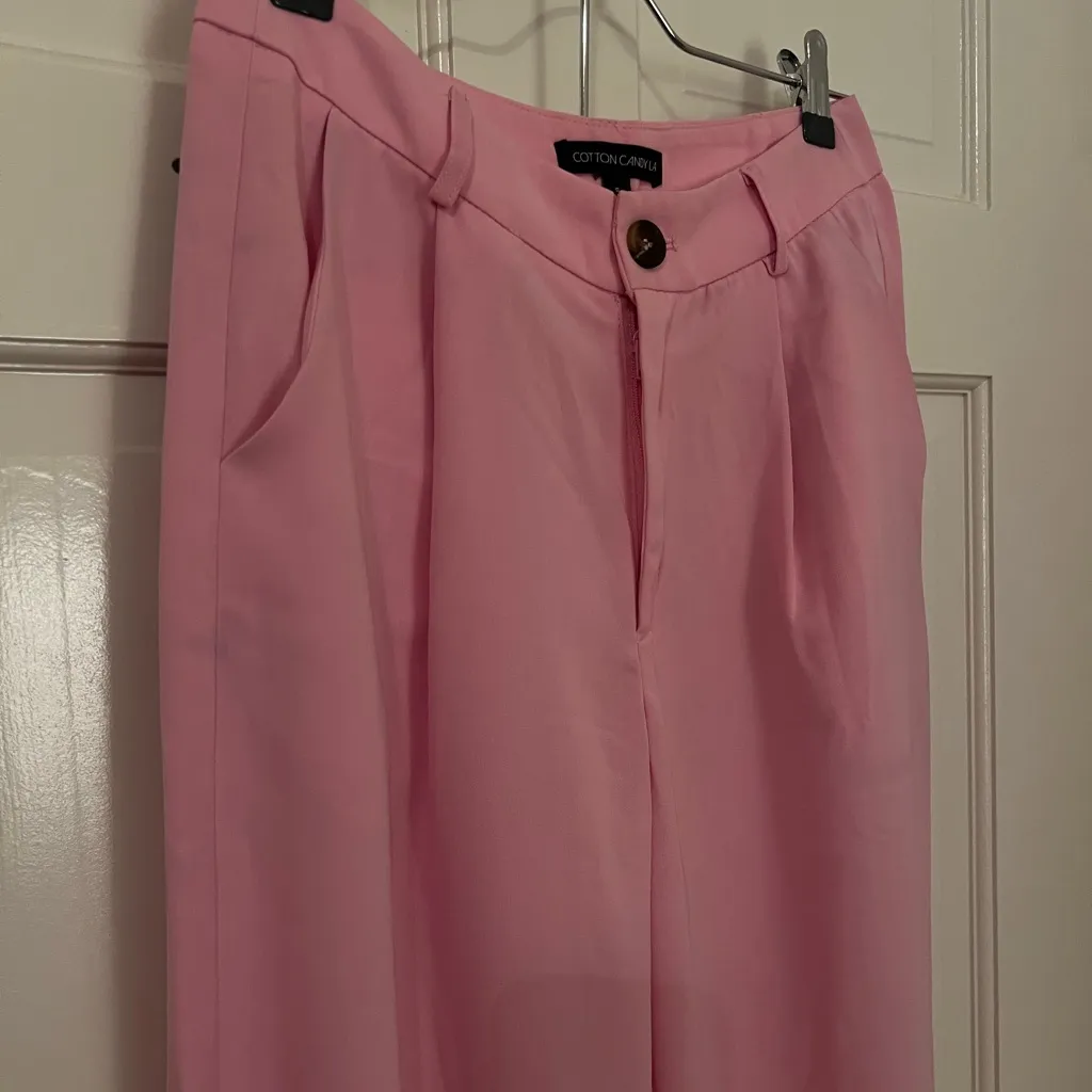 Cotton Candy Pink Trousers - Image 5
