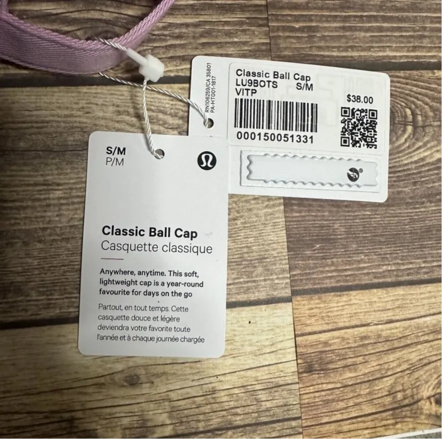 Lululemon Classic Ball Cap Adjustable Hat NWT S/M (VITP) LU9BUMS - Image 10