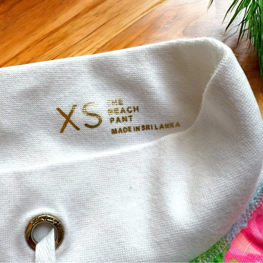 Lilly Pulitzer XS The Beach Pant - 100% Linen - Vibrant Floral Print - Image 6