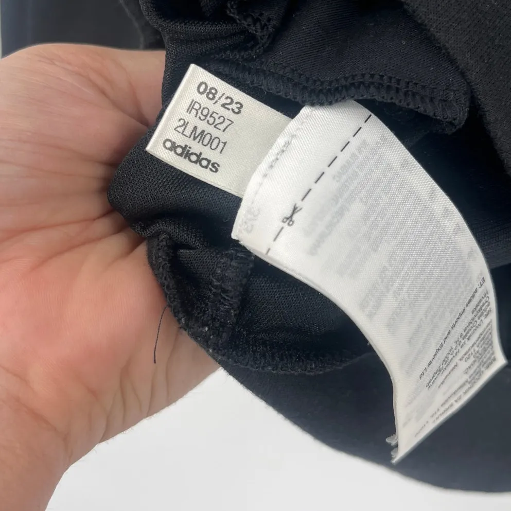 Adidas Yoga Energized Souls Womens Hoodie Sz M Black Y2K Rainbow Graphic Street - Image 8