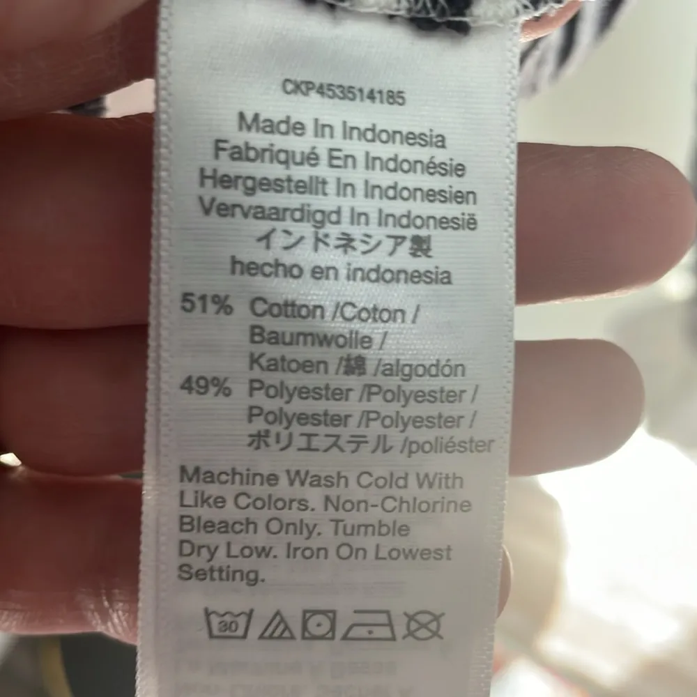 Madewell long sleeve stripe crop top - Image 5