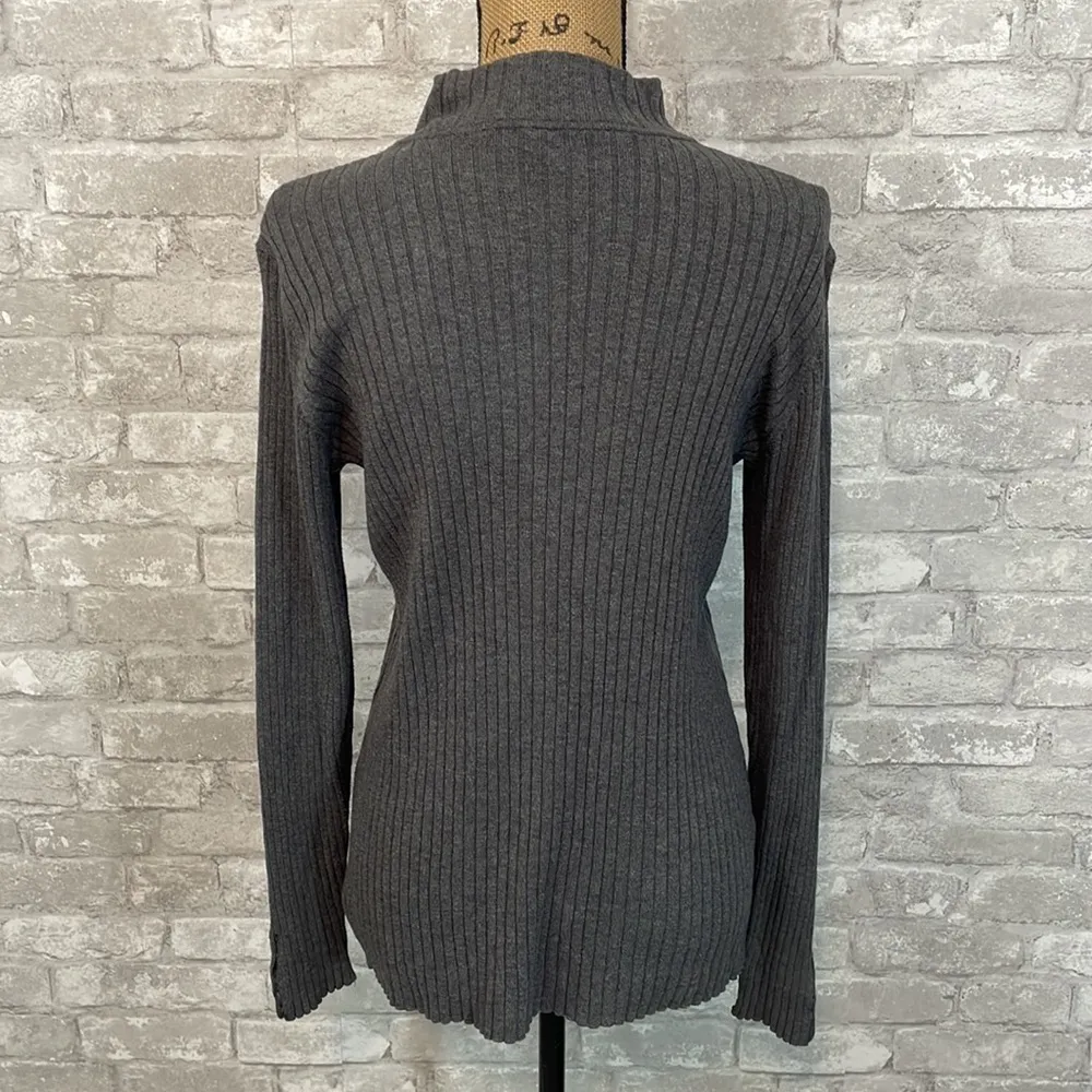 Charter Club Ribbed Mocneck Sweater - Image 5