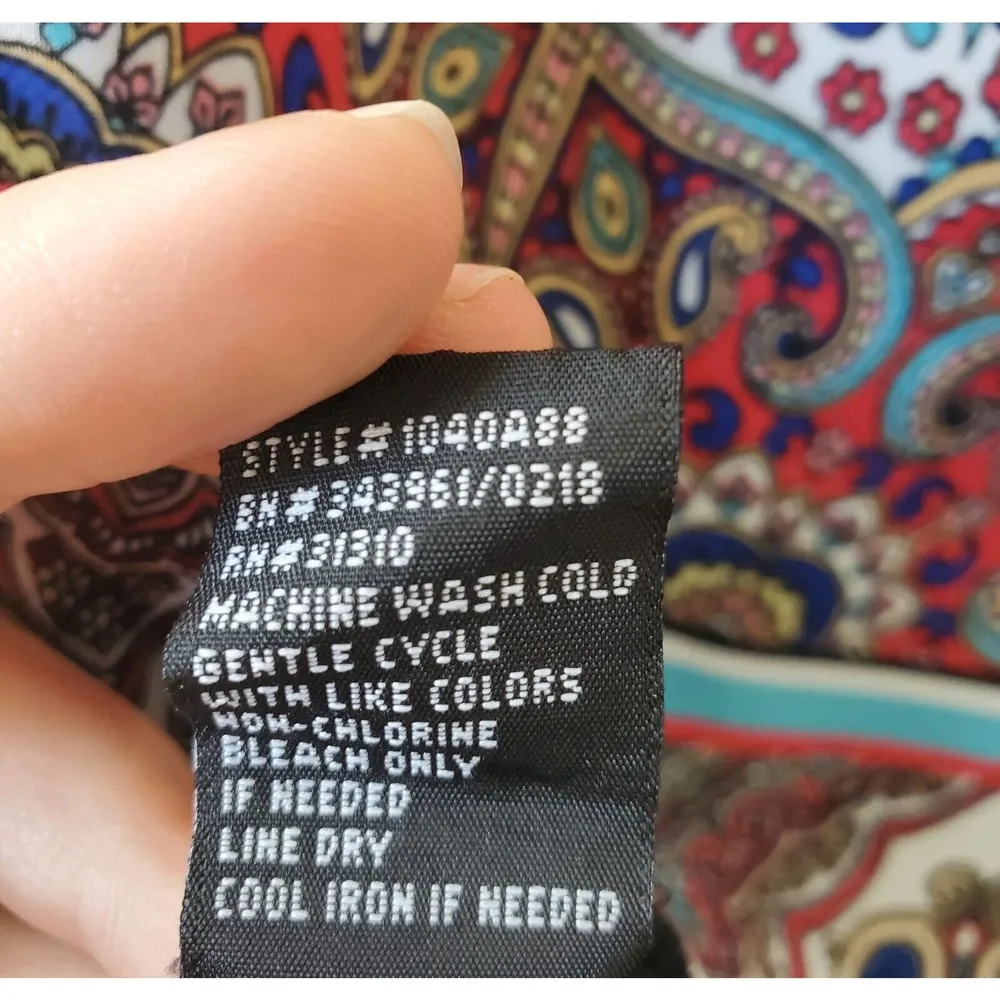 Iz Byer Womens Multicolor Polyester V Neck Sleeveless Top Blouse Size Medium - Image 7