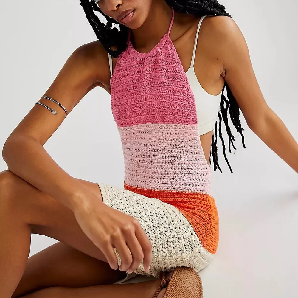 Free‎ People Last Sunset Hour Crochet Mini Dress - Image 2