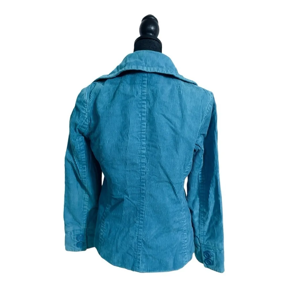 GAP Womens S Pea Coat Jacket Corduroy Turquoise
Aqua Teal Bright Peacoat
Retro S - Image 2