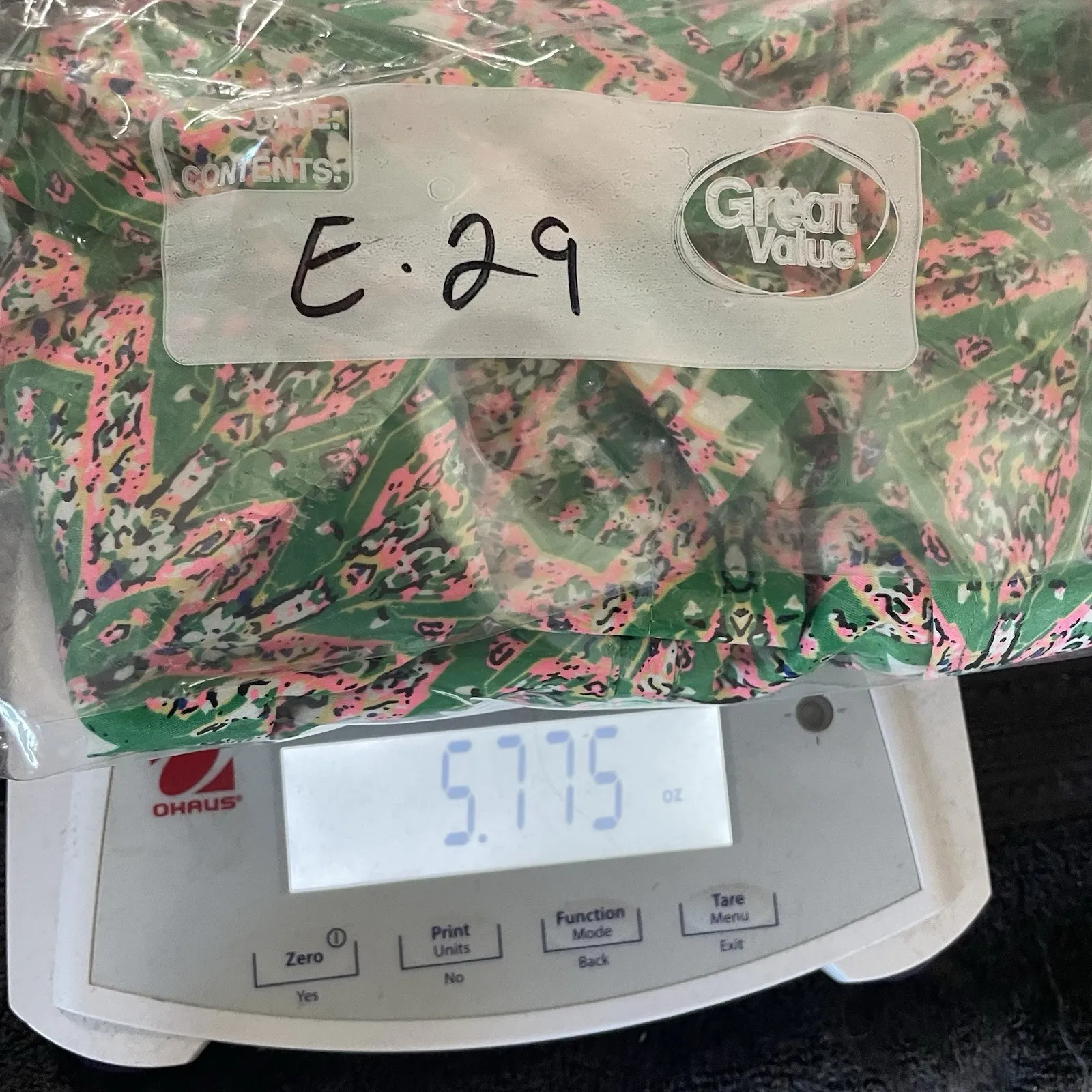 JADE MELODY‎ Tan Womens Size 12 Green Pink Geometric Print Shorts - Image 9