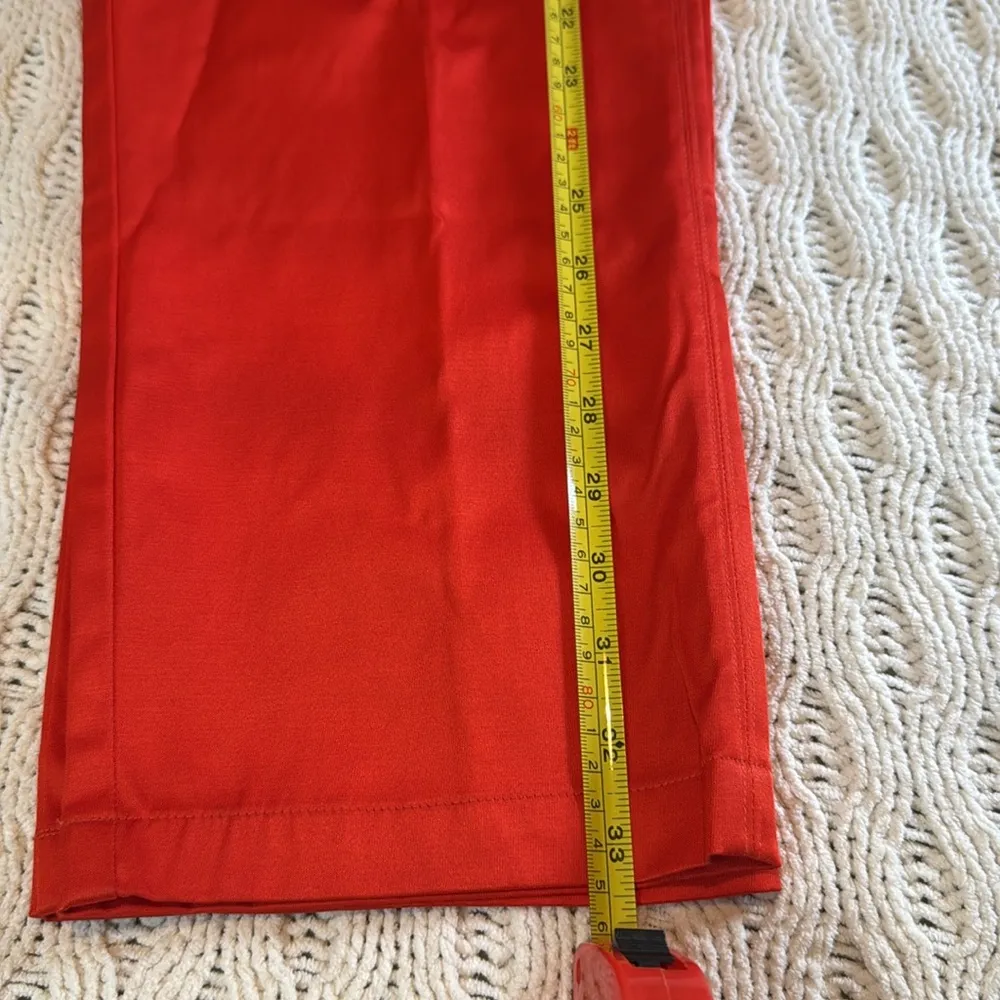 E39 Bright Orange Women’s Pants size 10 Red - Image 8