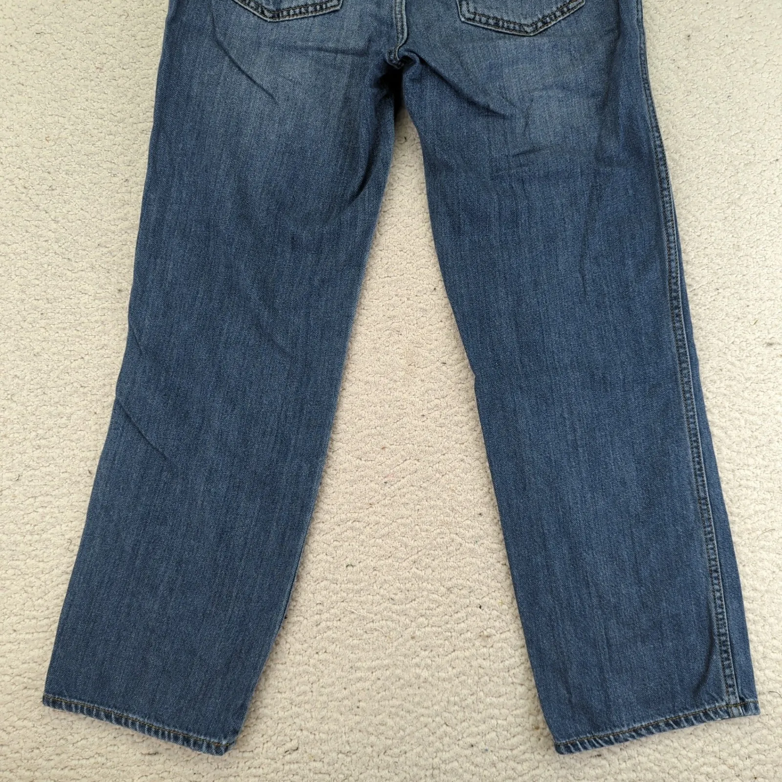 Hudson Jeans Remi Straight Leg High Waisted Elastic Waist Denim Pants Size 26 Blue - Image 9