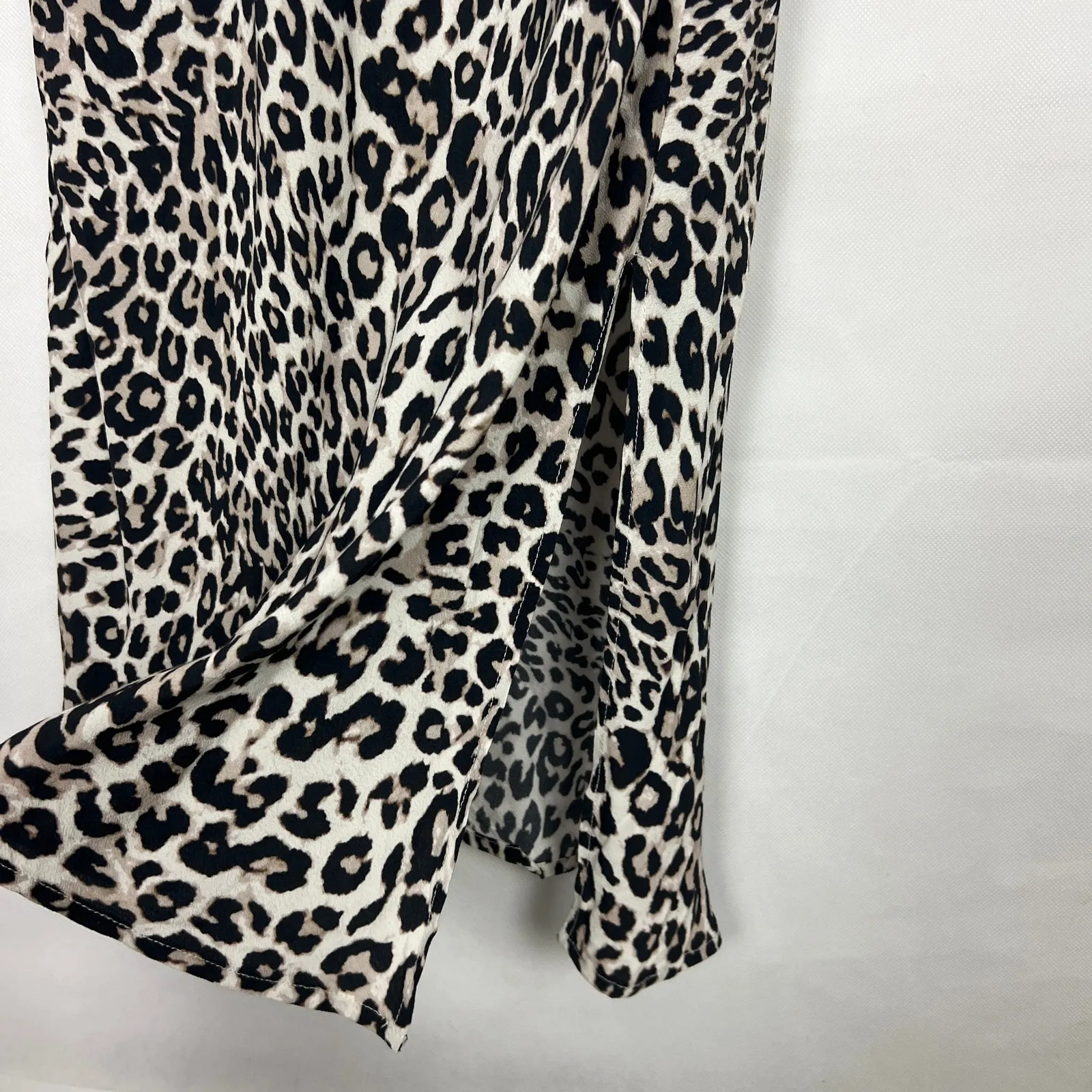 Fifteen Twenty Leopard Print Sleeveless Midi Dress Size Medium - Image 9