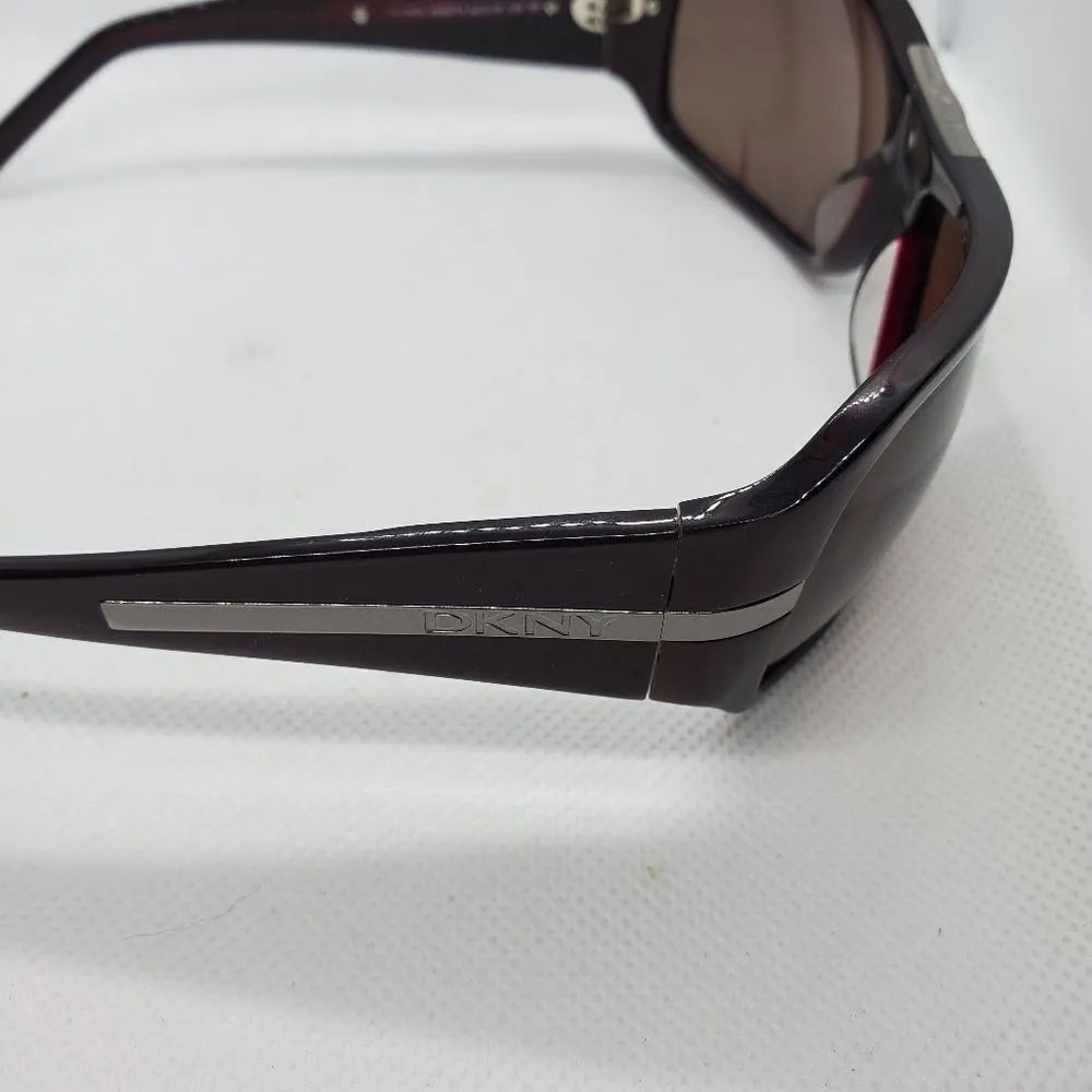 DKNY Red & Silver Colored Sunglasses - Image 6