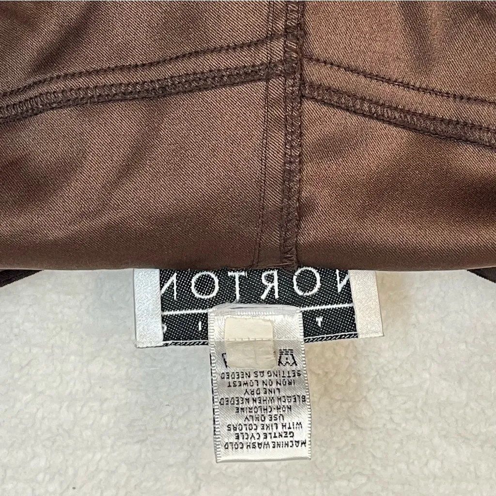 Vintage Norton Studio Brown Jacquard Pants Plus Size 18 Gorgeous Chocolate Brown - Image 7