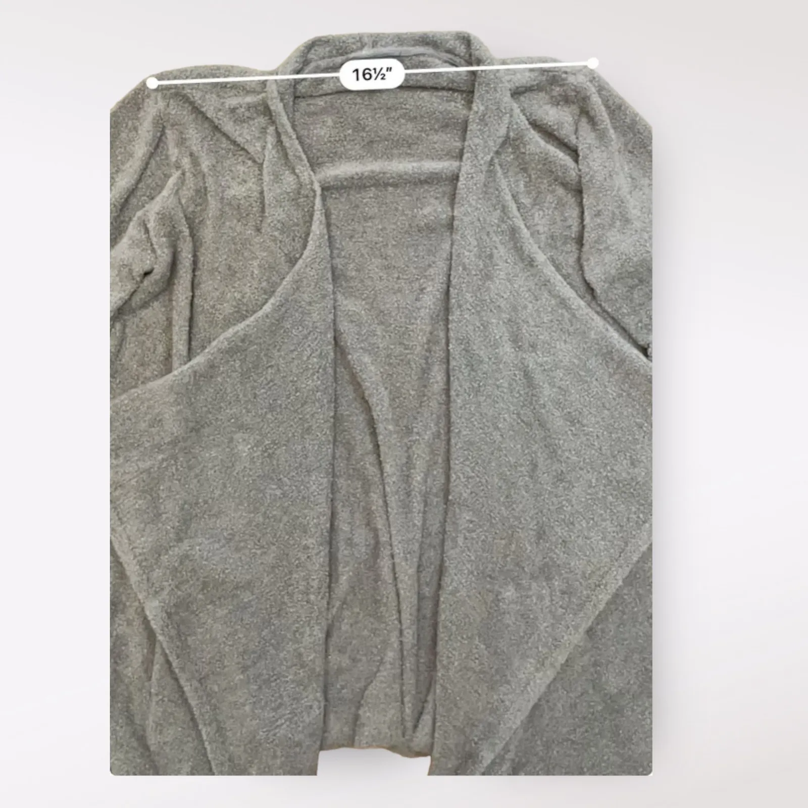 Barefoot Dreams Brown Calypso Bamboo Chic Lite Drape Wrap Cardigan L/XL - Image 5