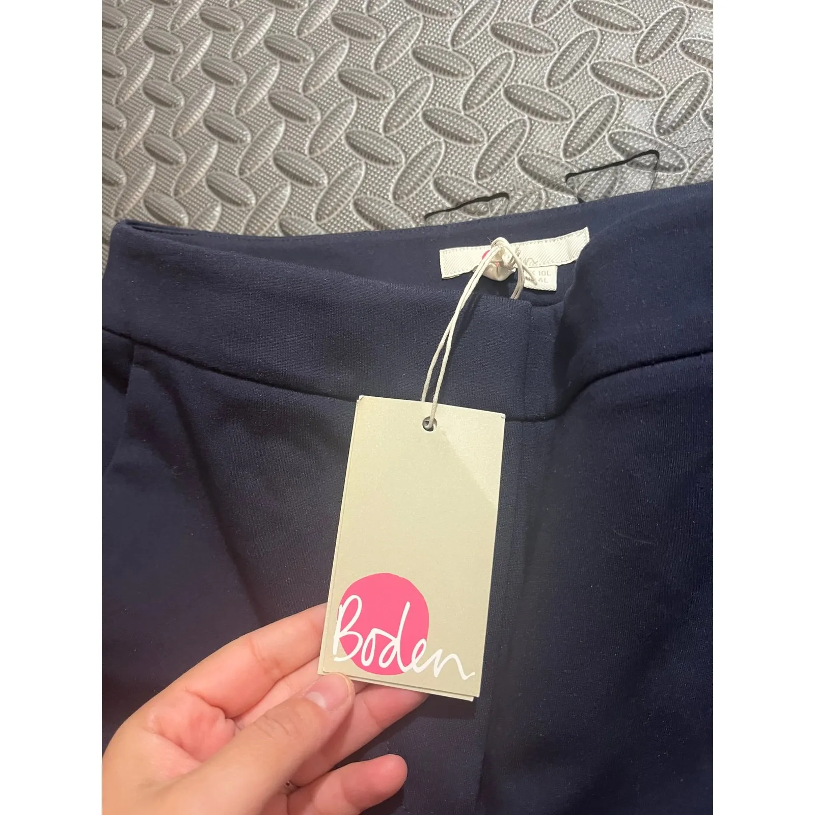 NWT BODEN Hampshire Bootcut Pants Ponte Knit Navy Blue T0011 Womens Size 6 Long - Image 3