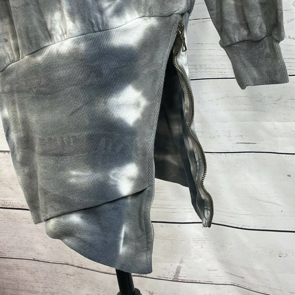 Young Fabulous & Broke X-Small Mini Dress Turtleneck Sweatshirt Tie-Dye YF&B - Image 4